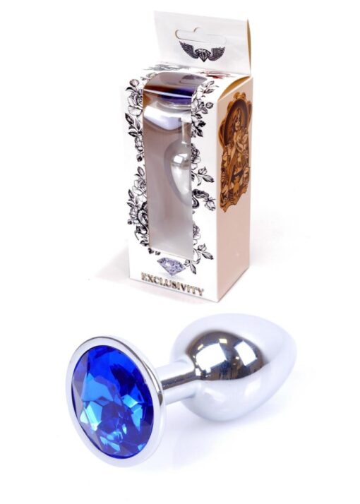 Plug-jewellery silver plug- dark blue - obrazek 8