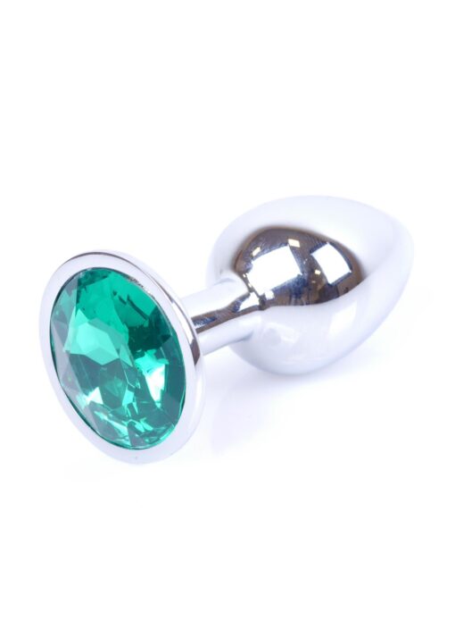 Plug-jewellery silver plug- green - obrazek 6