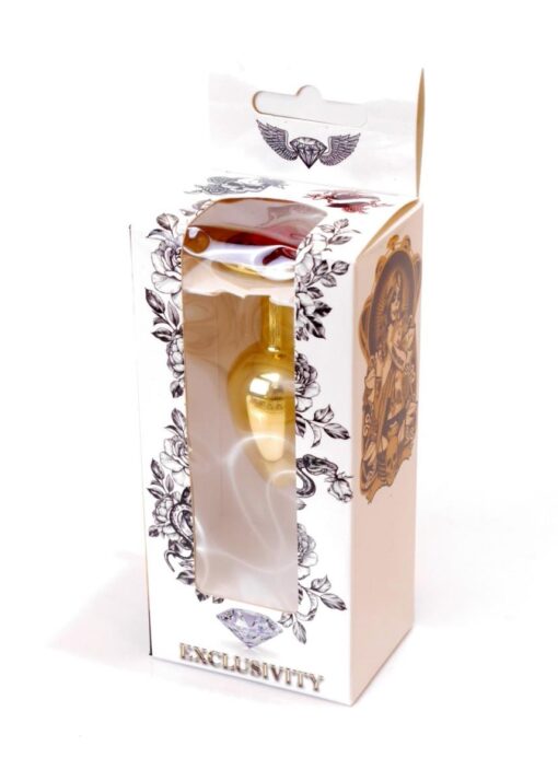 Plug-jewellery gold plug- red - obrazek 9