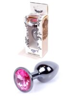 Plug-jewellery dark silver plug- pink - obrazek 9