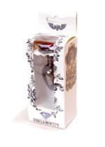 Plug-jewellery dark silver plug- red - obrazek 9