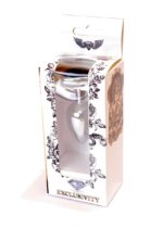 Plug-jewellery silver  heart plug- black - obrazek 9