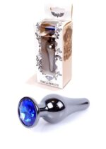 Plug-jewellery dark silver butt plug- dark blue - obrazek 9