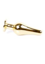 Plug-jewellery gold butt plug- pink - obrazek 4