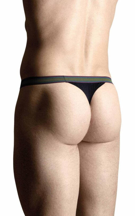 Mens thongs 4496 - black m/l - obrazek 2