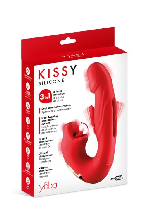 Kissy 3-in-1 rabbit vibrator - obrazek 2