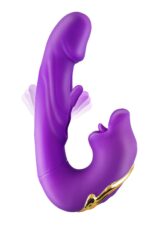 Kissy 3-in-1 rabbit vibrator purple - obrazek 5