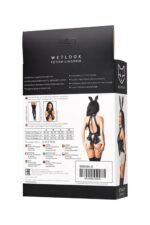 Wetlook body stacy - black xl - obrazek 9