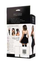 Glossy elisia, dress, wetlook, black, s - obrazek 5