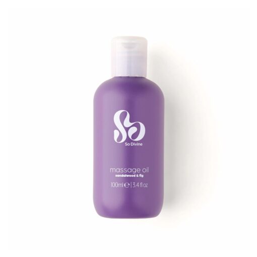 Sandalwood & fig sensual massage oil - 100ml - obrazek 2