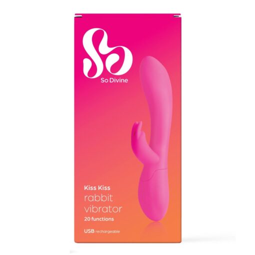 Kiss kiss rechargeable rabbit vibrator - obrazek 5