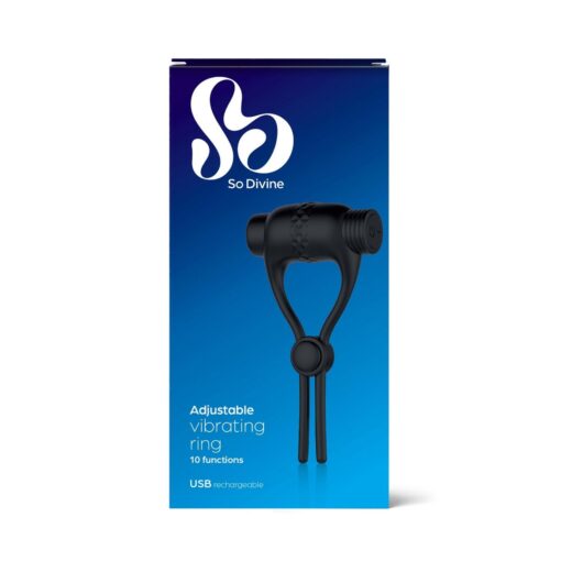 Adjustable vibrating cock ring - obrazek 6