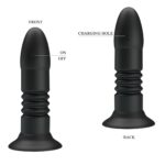 Mr play - vibrating anal plug 4 vibrations 4 thrusting remote control - obrazek 4