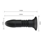 Mr play - vibrating anal plug 4 vibrations 4 thrusting remote control - obrazek 6