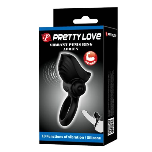 Pretty love - vibrate penis ring adrien 10 functions - obrazek 11