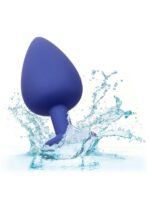 Cheeky Gems – zestaw 3 fioletowych silikonowych korków analnych z kryształkami - obrazek 6