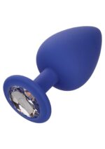 Cheeky Gems – zestaw 3 fioletowych silikonowych korków analnych z kryształkami - obrazek 16