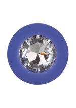 Cheeky Gems – zestaw 3 fioletowych silikonowych korków analnych z kryształkami - obrazek 20