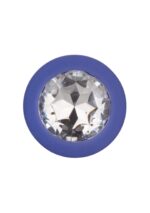 Cheeky Gems – zestaw 3 fioletowych silikonowych korków analnych z kryształkami - obrazek 21