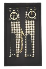 Guilty pleasure ballroom pearl ankle cuffs - obrazek 5