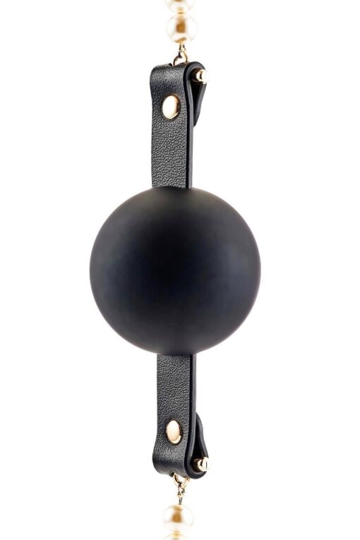 Guilty pleasure majestic pearl mouthgag - obrazek 4