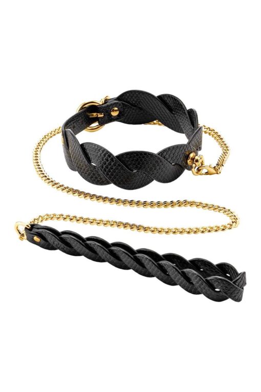 Guilty pleasure lunar braided leash and collar - obrazek 2