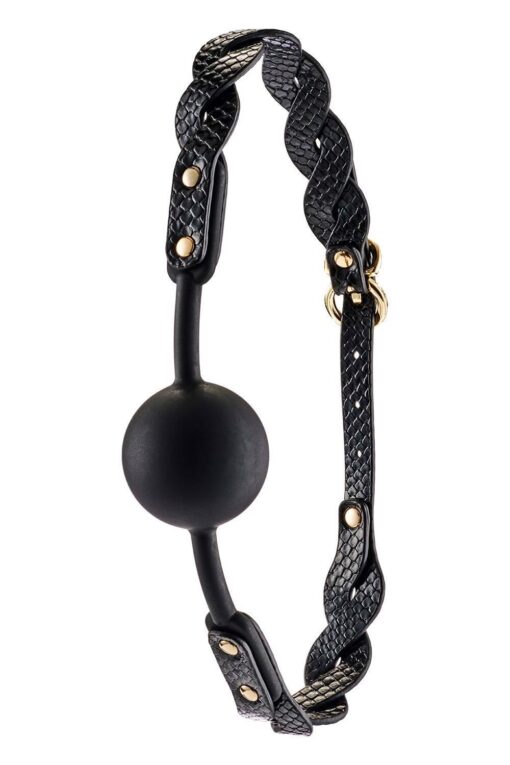 Guilty pleasure moonlight braided mouthgag - obrazek 3