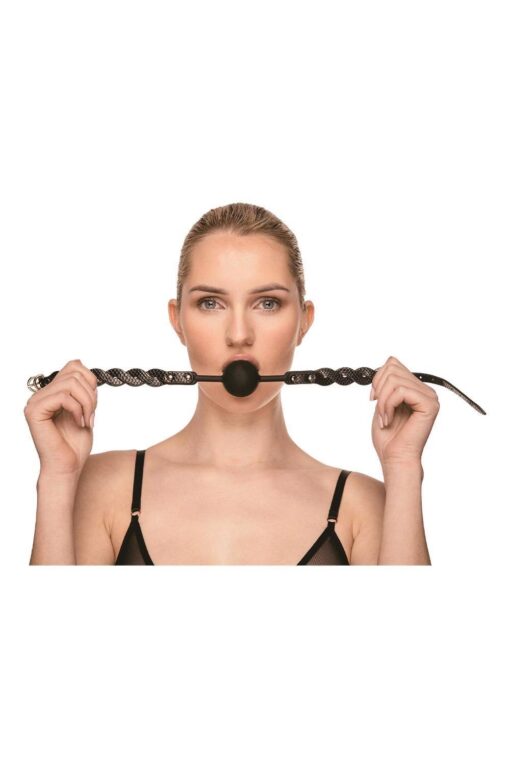 Guilty pleasure moonlight braided mouthgag - obrazek 5