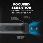 Hyperpump - rechargeable penis pump - gun metal - obrazek 4