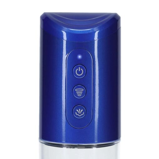 Hyperpump - rechargeable penis pump - metallic blue - obrazek 5