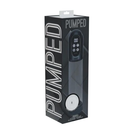 Engage - automatic waterproof penis pump and masturbator - gun metal - obrazek 2