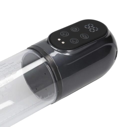 Engage - automatic waterproof penis pump and masturbator - gun metal - obrazek 8