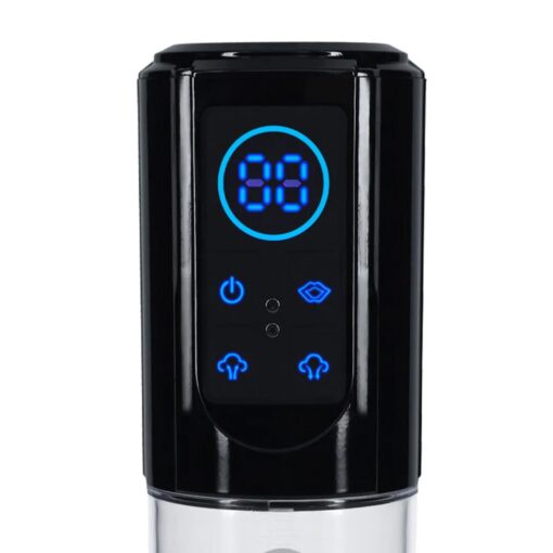 Megalift - automatic waterproof penis pump - black - obrazek 6