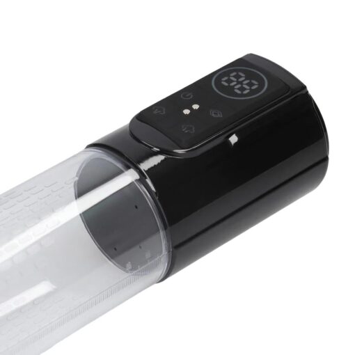 Megalift - automatic waterproof penis pump - black - obrazek 7