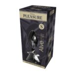 Mini metal butt plug s clear - obrazek 2