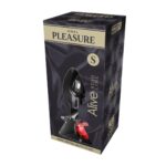 Mini metal butt plug s red - obrazek 2