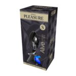 Mini metal butt plug s blue - obrazek 2