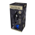 Mini metal butt plug m blue - obrazek 2