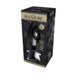 Mini metal butt plug l clear - obrazek 2