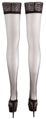 Hold-up stockings black 2 - obrazek 4