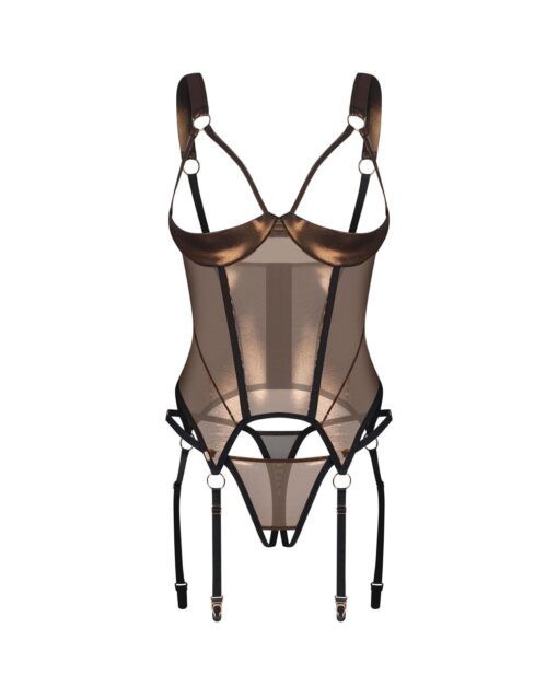 Soranna gorset i stringi otwarte  l/xl - obrazek 4