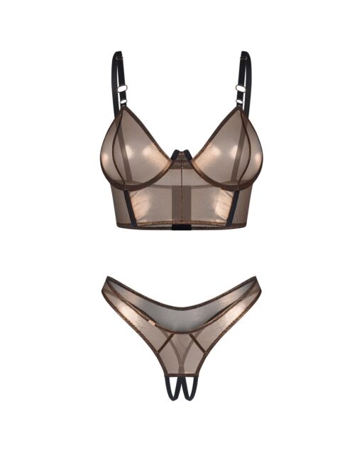 Soranna top i stringi otwarte  l/xl - obrazek 6