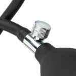 Anal collection - inflatable anal plug with pump 20 cm - black - obrazek 4
