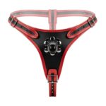 Fetish collection - triple dildo strap-on harness - obrazek 2