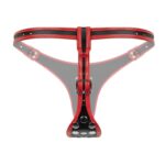 Fetish collection - triple dildo strap-on harness - obrazek 3