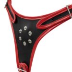 Fetish collection - triple dildo strap-on harness - obrazek 5