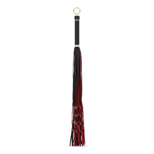 Fetish collection - flogger 64 cm - red and black - obrazek 2