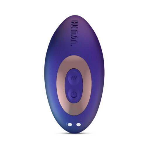 Hueman - voyager vibrating butt plug with tapping - purple - obrazek 2