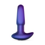 Hueman - voyager vibrating butt plug with tapping - purple - obrazek 4