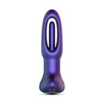 Hueman - voyager vibrating butt plug with tapping - purple - obrazek 5